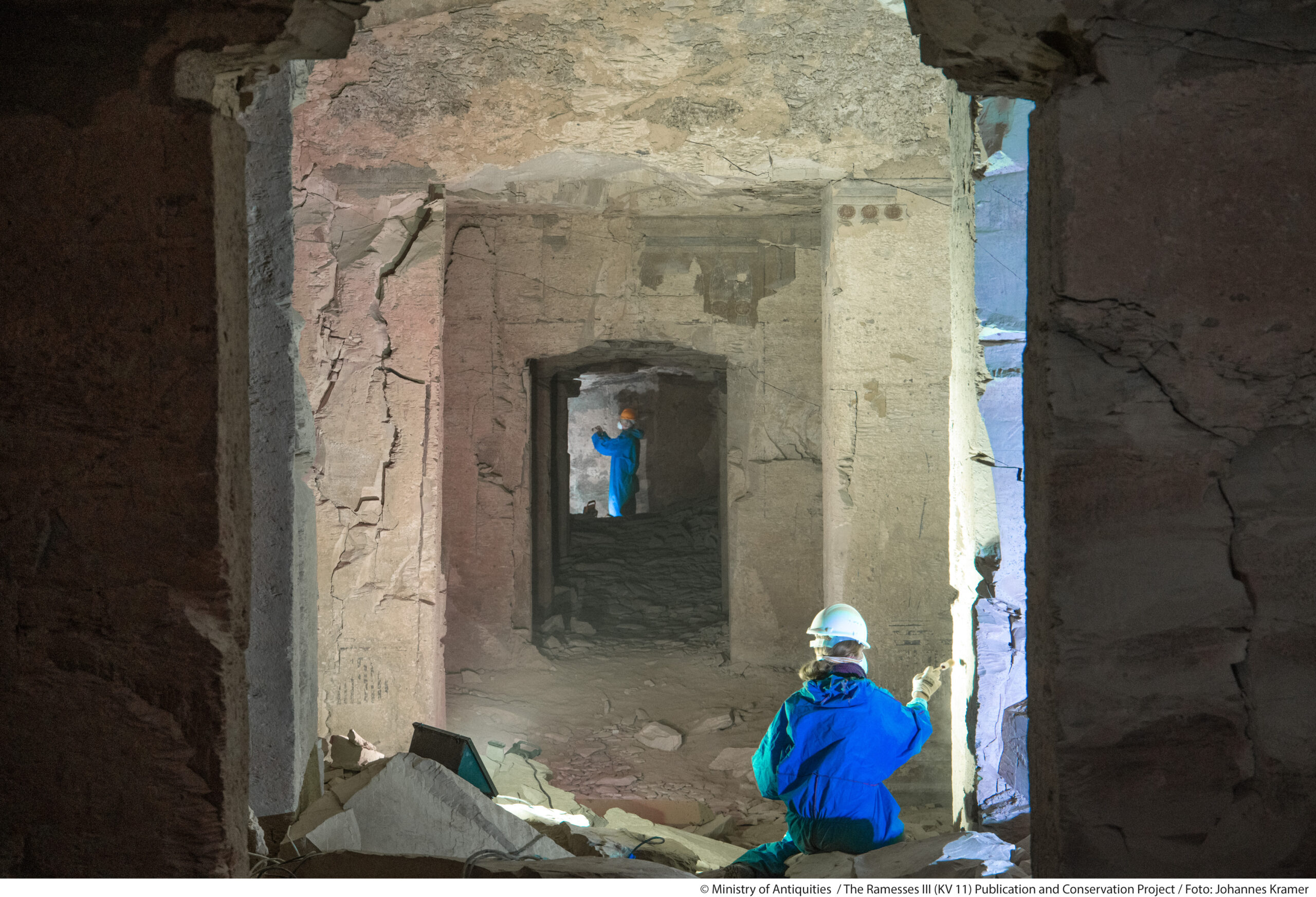 Recent onderzoek in het graf van Ramses III